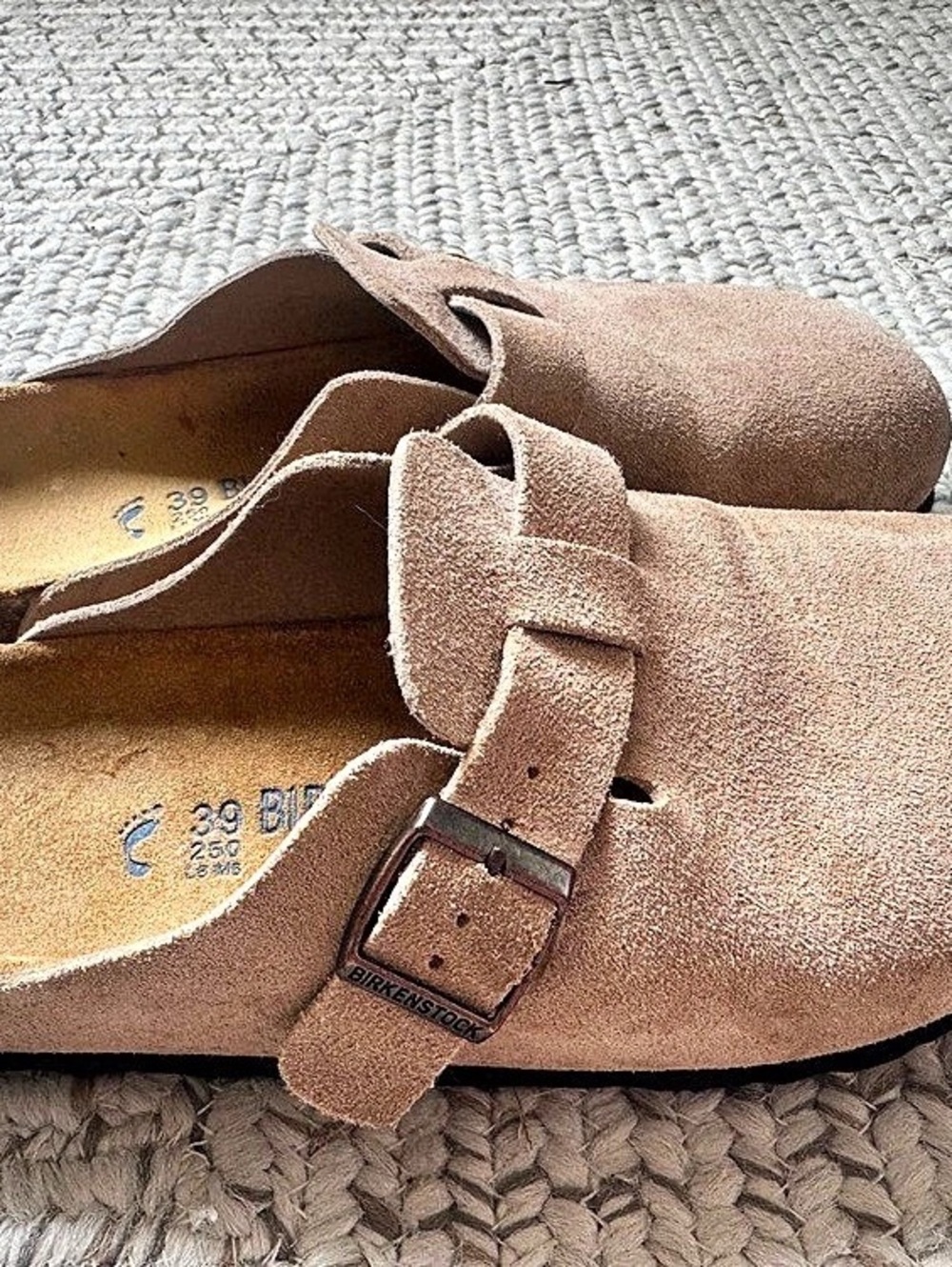Birkenstock Boston Soft Footbed Suede Leather Clog EU 39/W8/M6